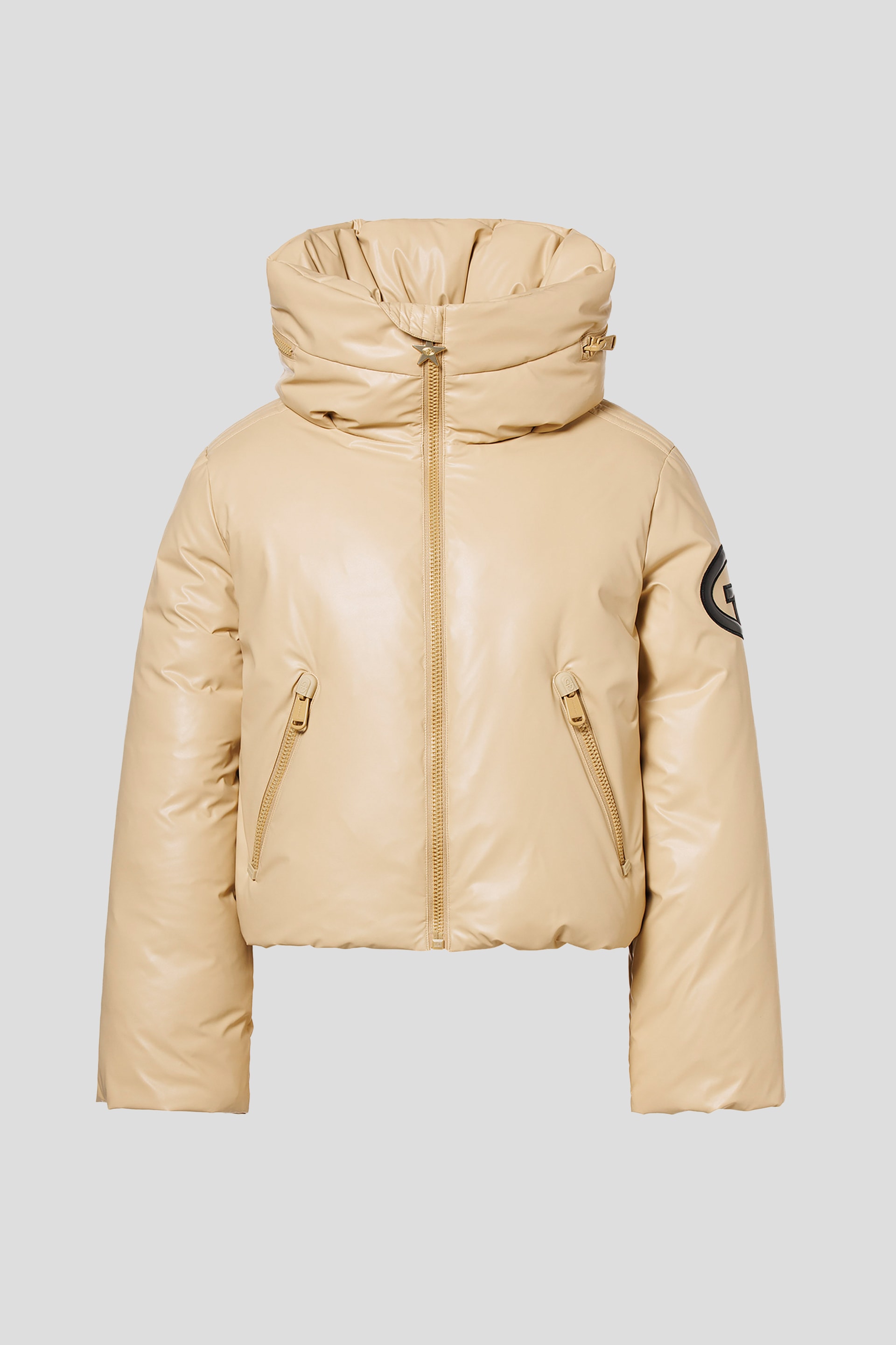 ŽENSKA  SKI JAKNA NERO GB01210254 KARAMELA 7484