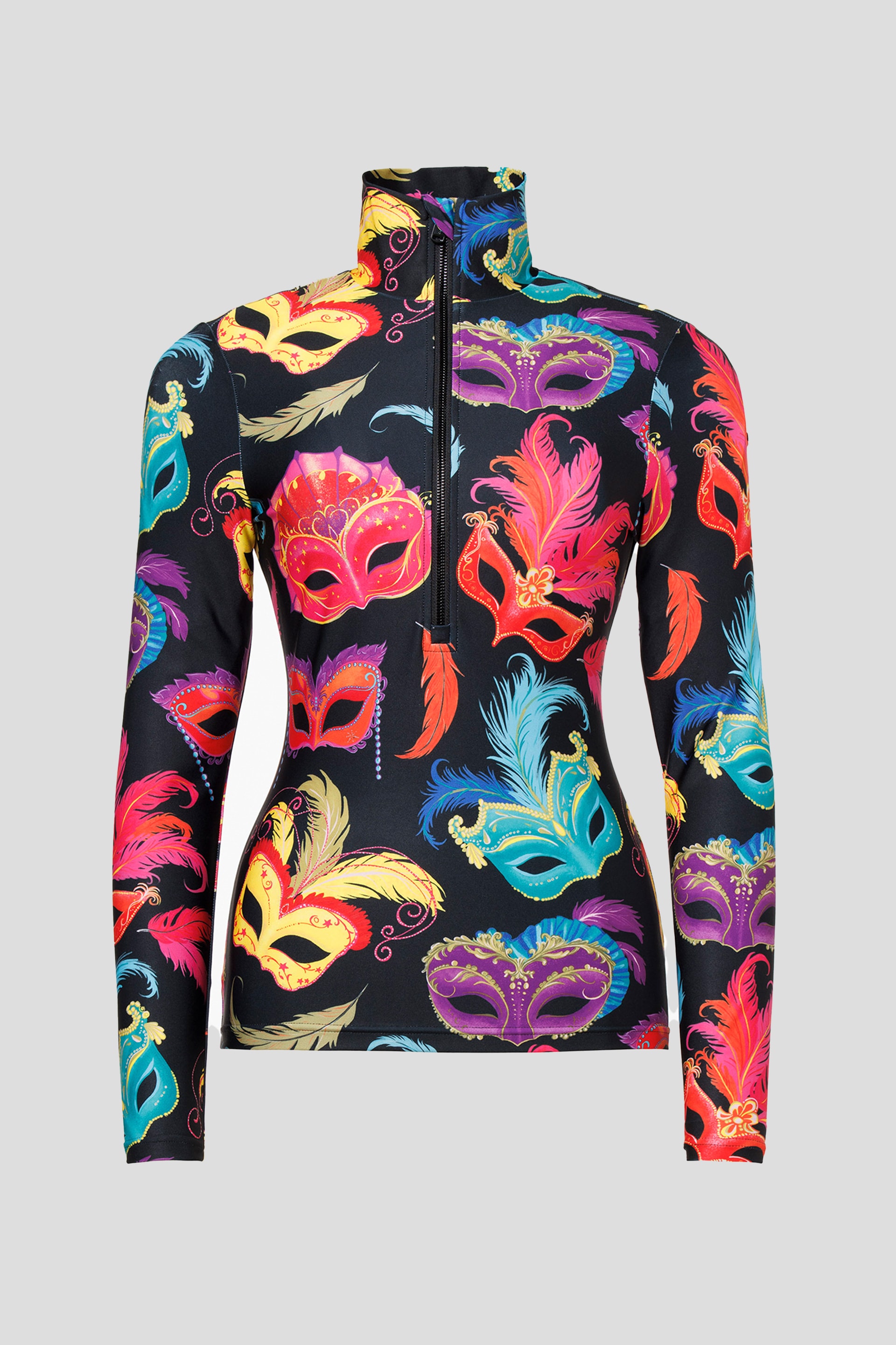 ŽENSKA SKI MAJICA MASCH GB31820254 CRNA SA MASKAMA 17