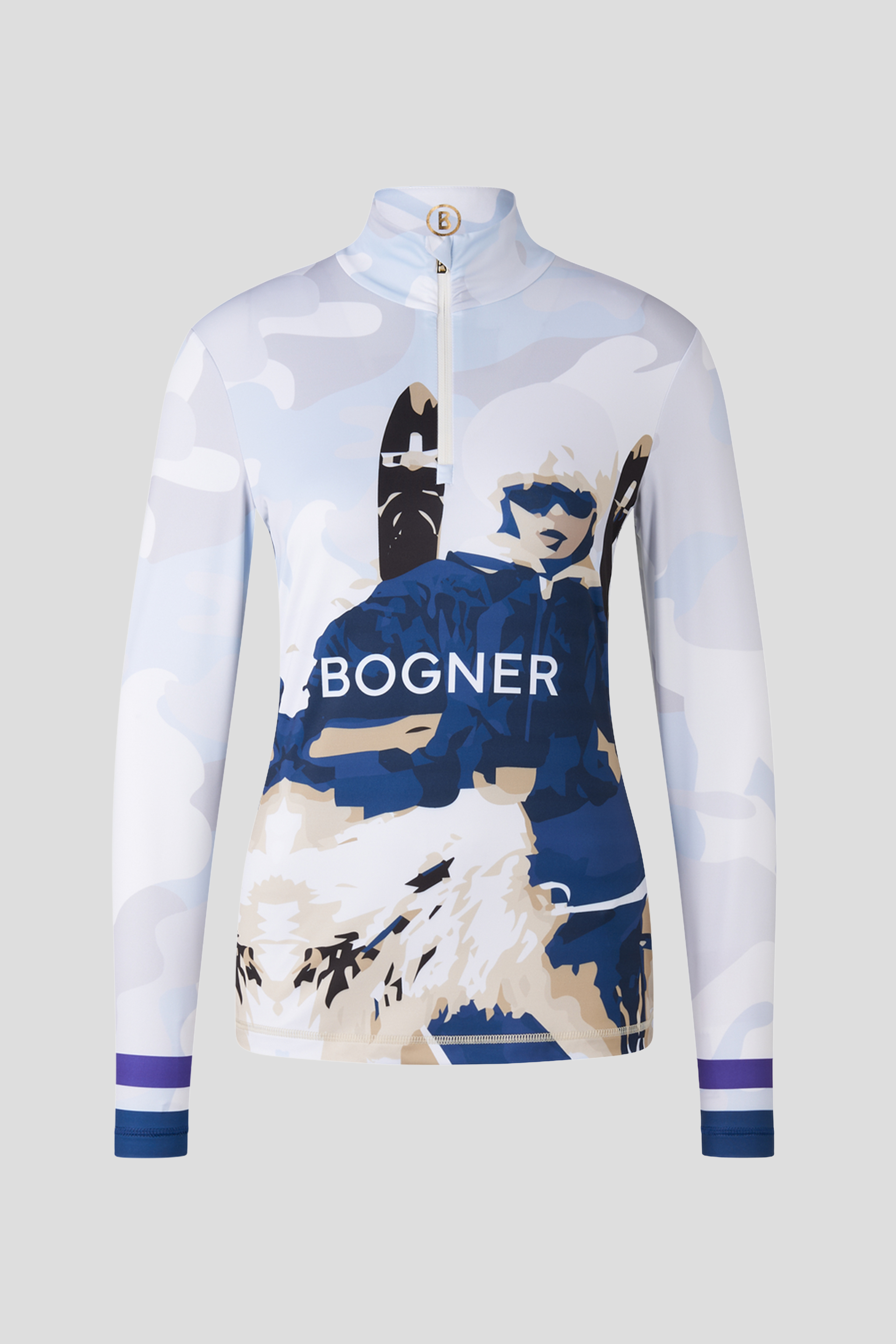 ŽENSKA  SKI MAJICA BELINE3 51779763 MULTICOLOR A46