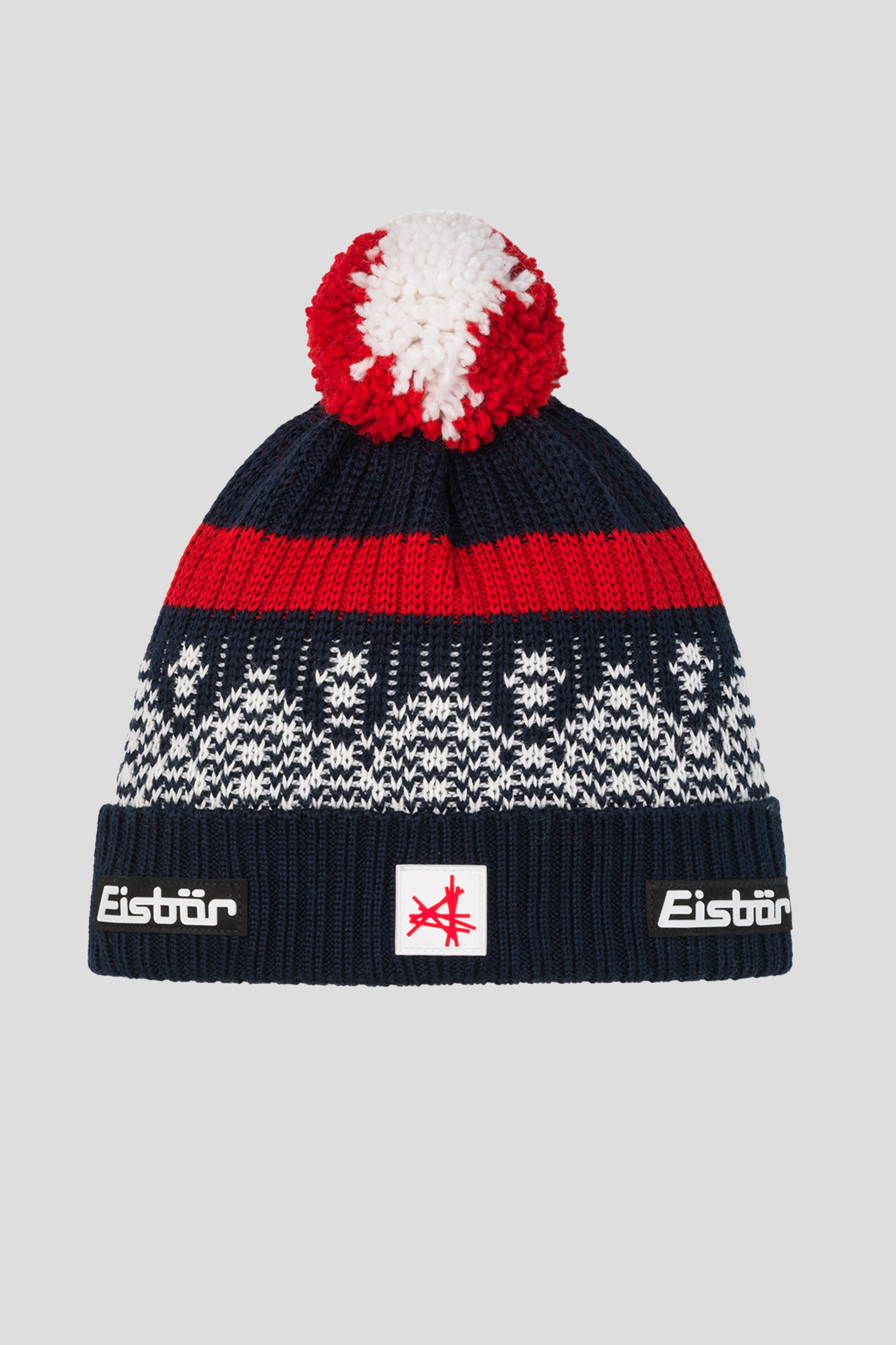 KAPA UNI Norrak Pompon MU SA 33150 CRNO/BELA/CRVENA  024