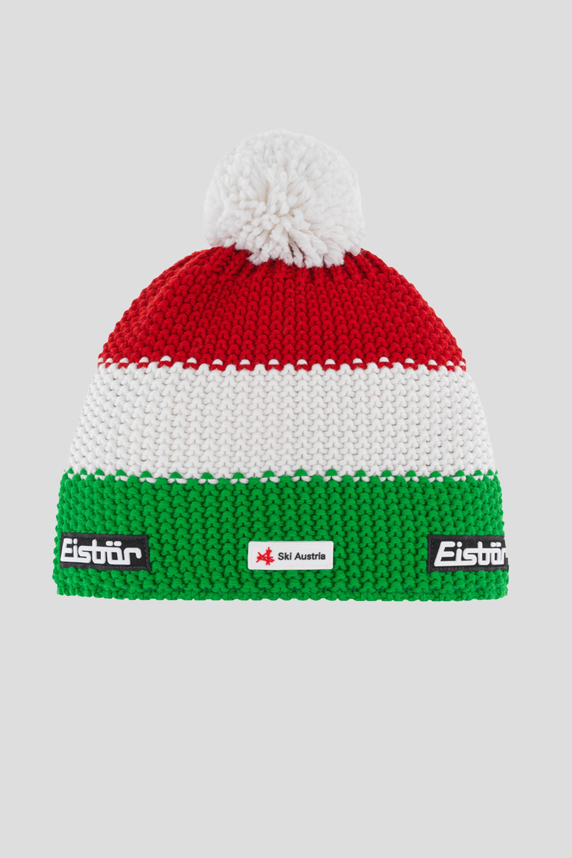 SKI KAPA UNI Star Pompon MU SA 33172 ZELENO-BEČA-CRVEMA ITA