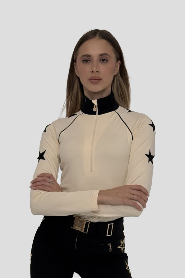 ŽENSKA SKI MAJICA STELLA NEBULA HS25S-73 KREM 06