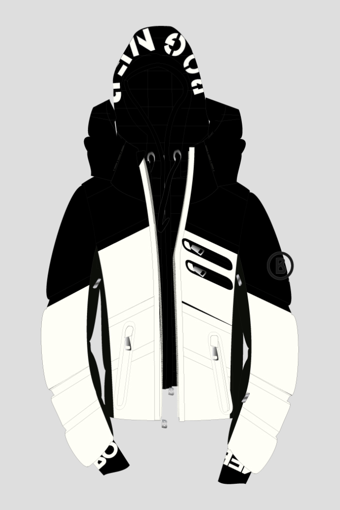 MUŠKA SKI JAKNA AMON-D 3134 4815 CRNA