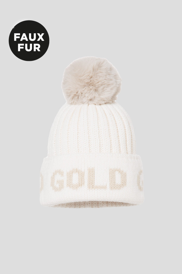 KAPA Hodd Beanie GB60001243 KREM 8040