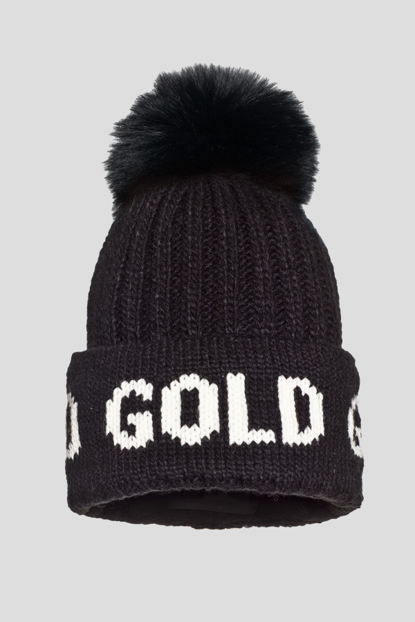 KAPA Hodd Beanie GB60001243 CRNA 9000