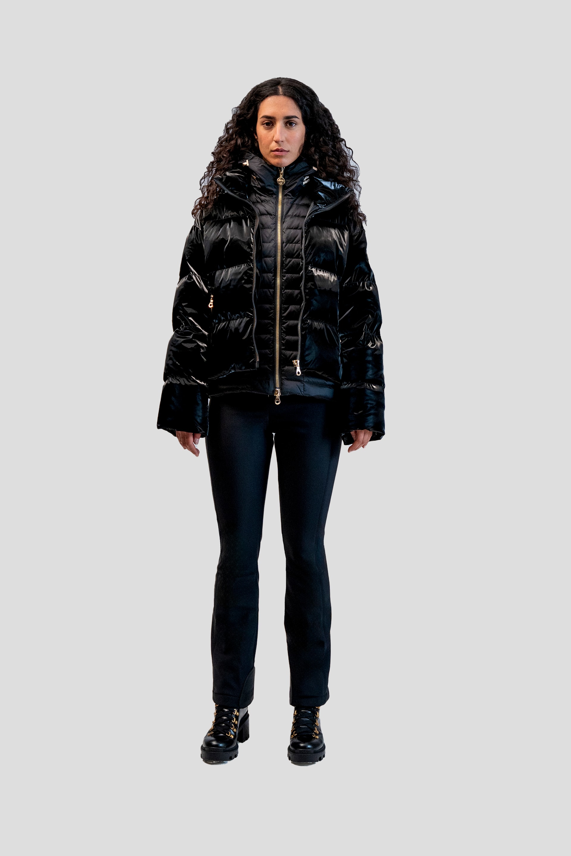 ŽENSKA SKI JAKNA Madison CRNO/CRNA 5050