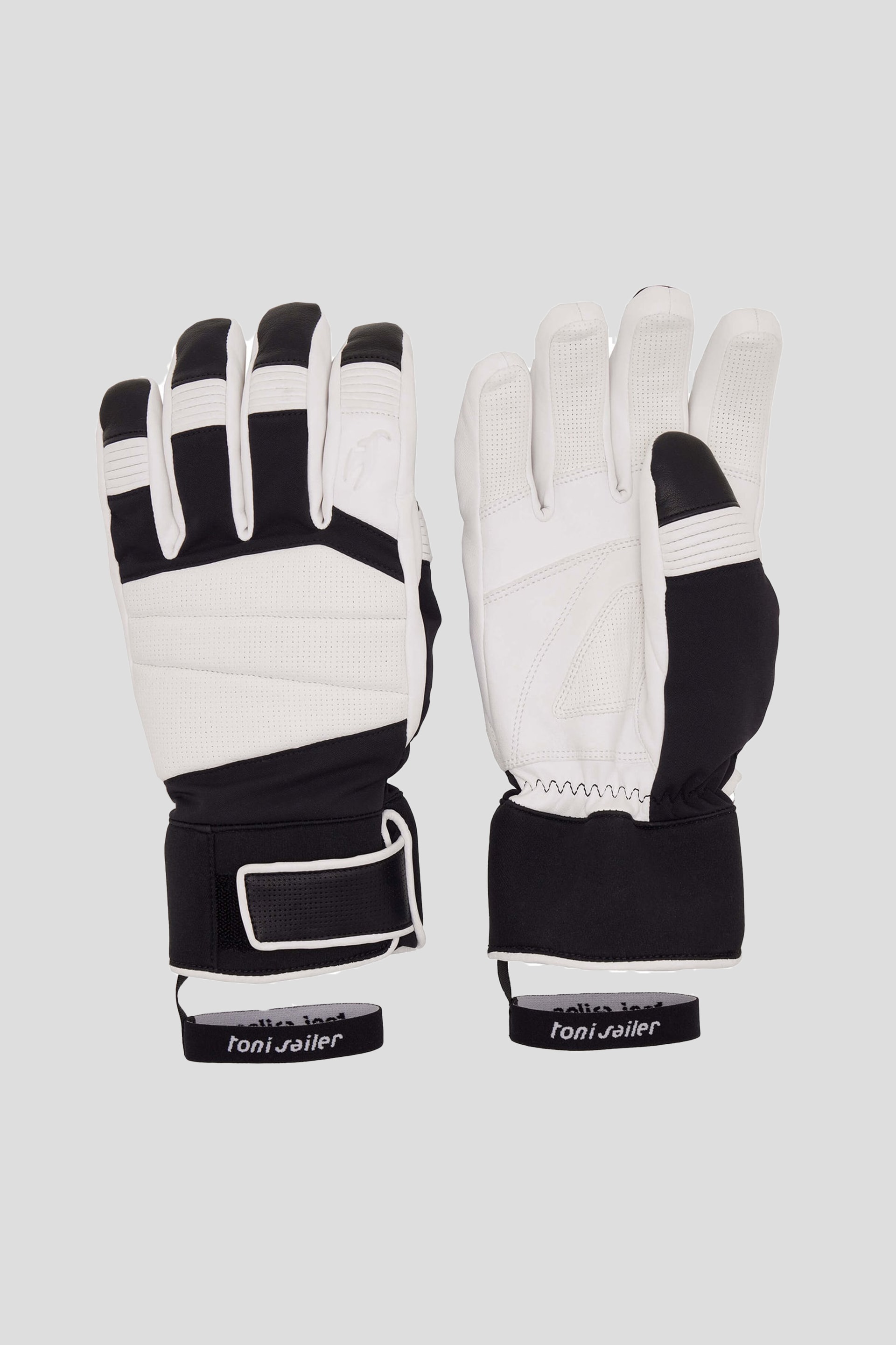 FRED MUŠKE SKI RUKAVICE 341511 CRNO-SVETLO BELA 101