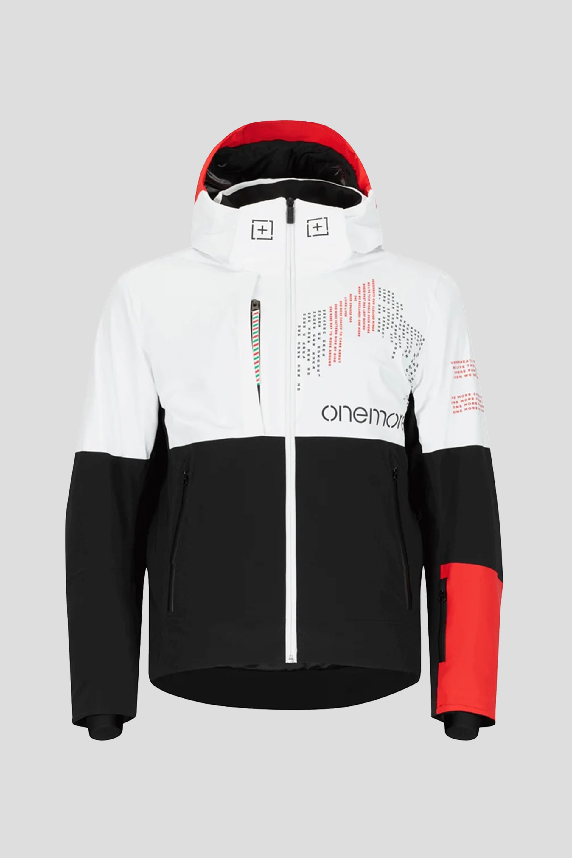 MUŠKA SKI JAKNA UNO ZERO UNO A009B02 belo/crno/crvena 101