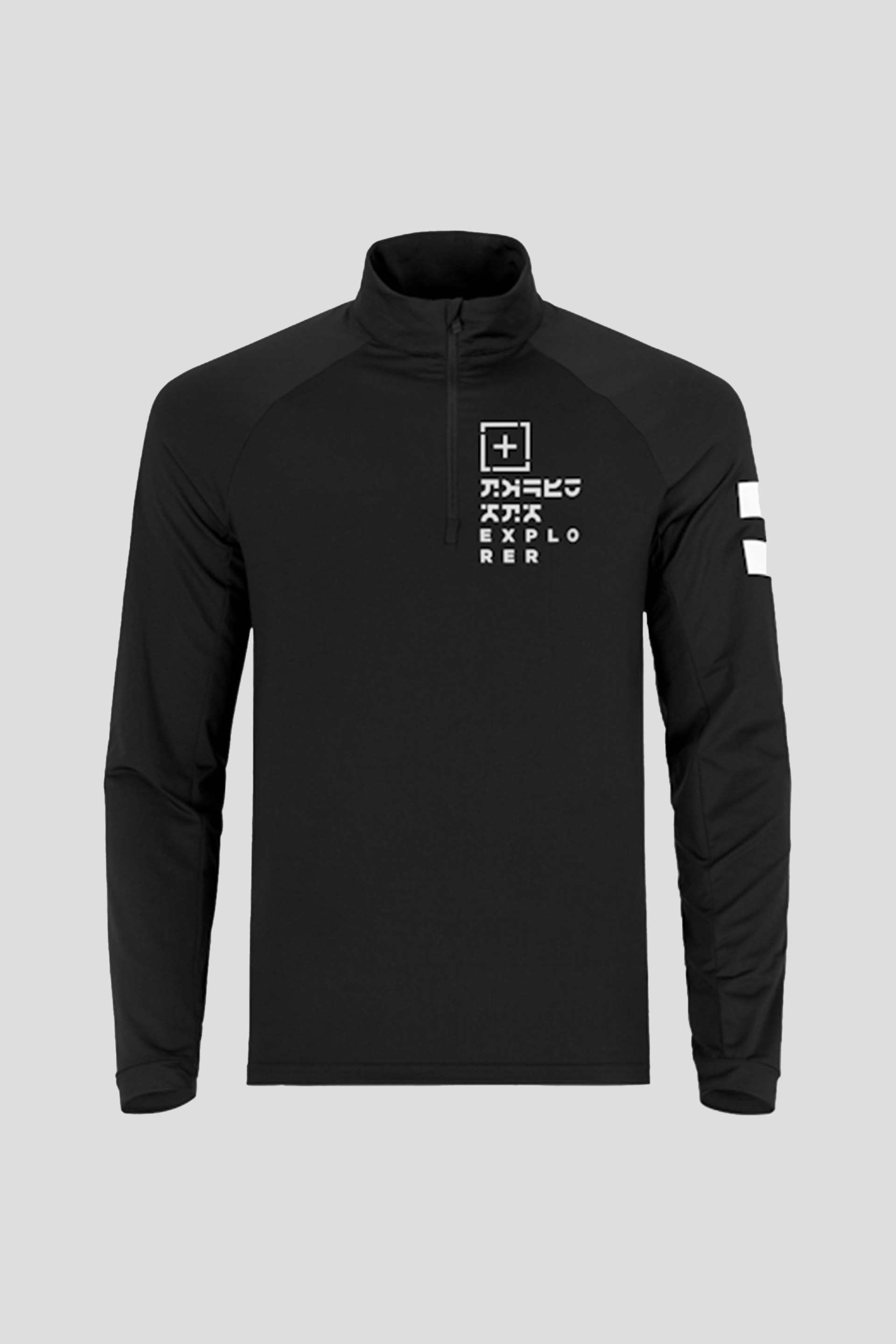 MUŠKA SKI MAJICA SEI TRE UNO HM07T16 crno/bela 631