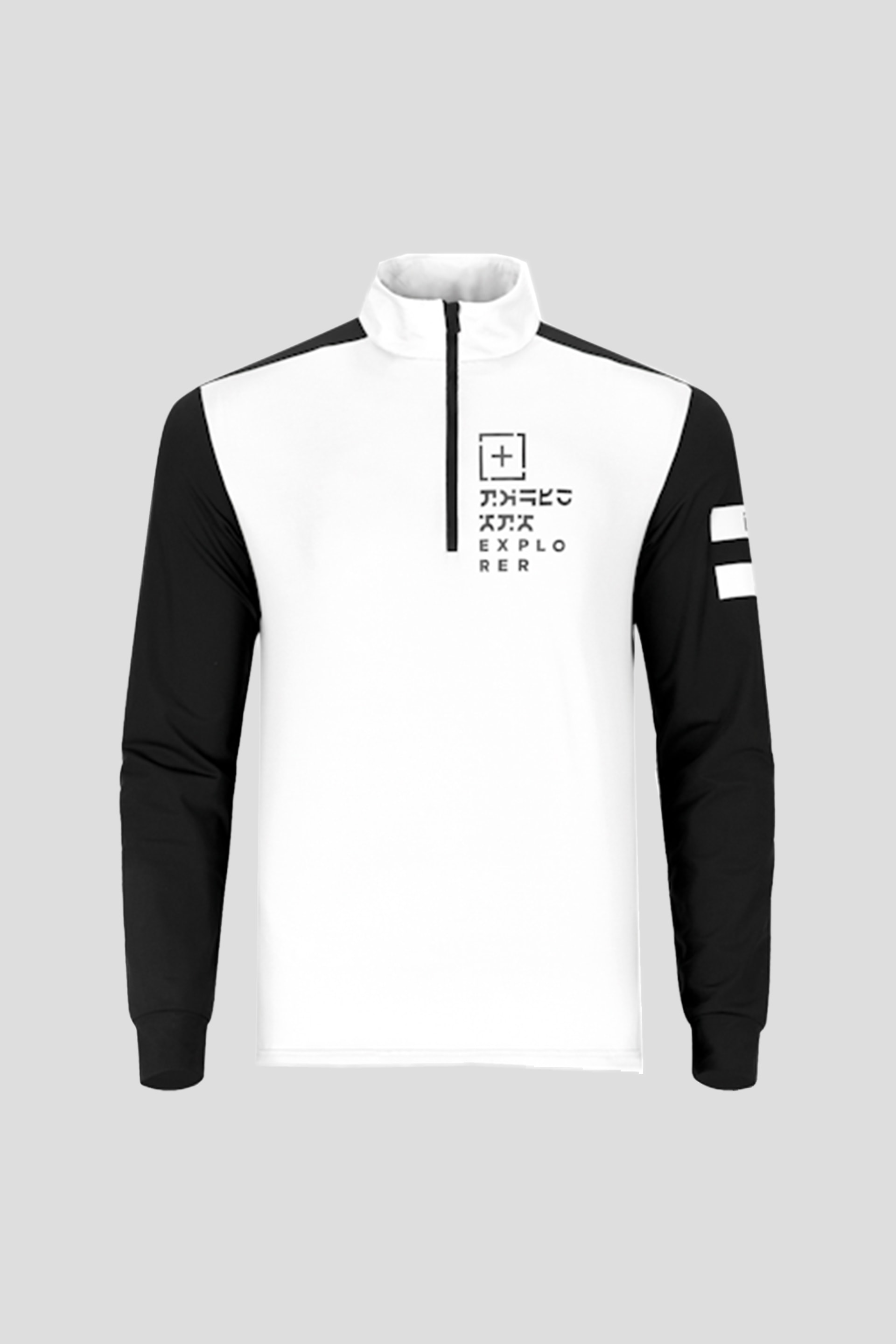 MUŠKA SKI MAJICA  SEI SETTE UNO HM10T16 belo/crna 1011